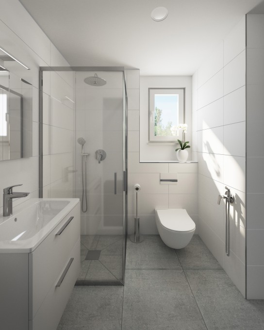 VARIANTA 1 - koupelna v 1. NP