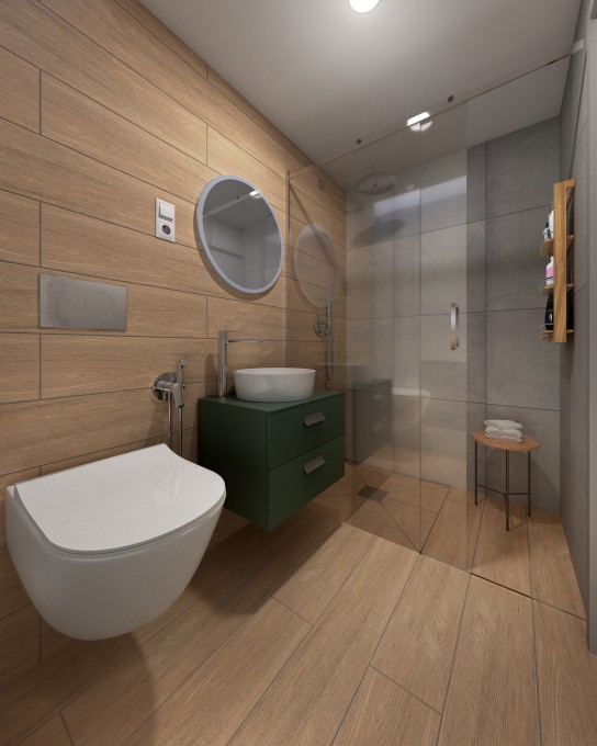 VARIANTA 3 - koupelna v 2.NP