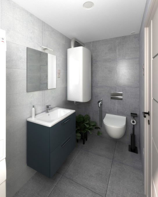 VARIANTA 2 - koupelna v 1. NP